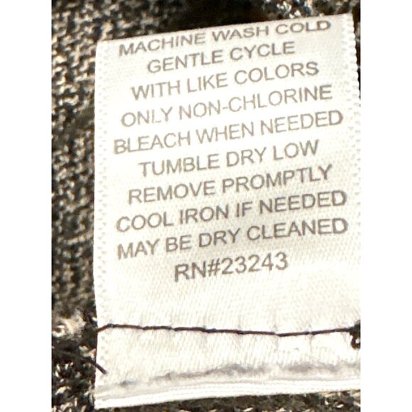 7th Avenue Size 12 Tweed Trousers Flared Leg Tailored Work Pants Boss Energy - Picture 10 of 12